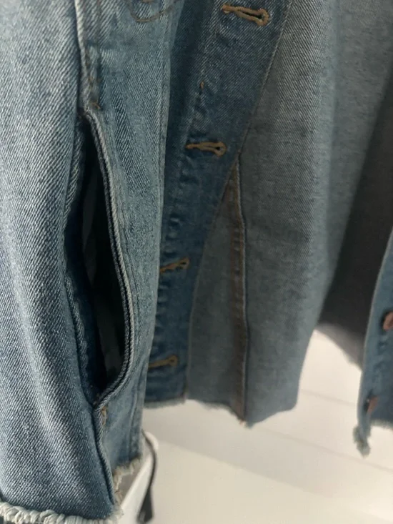 Matilda Jane Light Denim Jean Jacket in Faded Blue - Picture 4 of 6